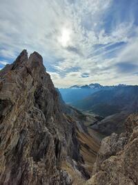 Depuis les arêtes de la Bruyère, panorama sur les plus hauts sommets du massif Depuis les arêtes de la Bruyère, panorama sur les plus hauts sommets du massif